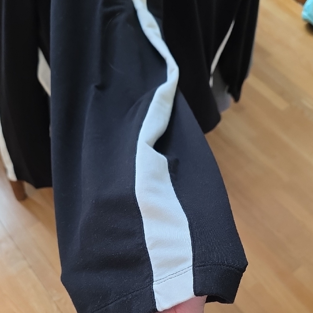 Chico's Black and White Track Pants and Top Set Plus Size - Picture 8 of 10